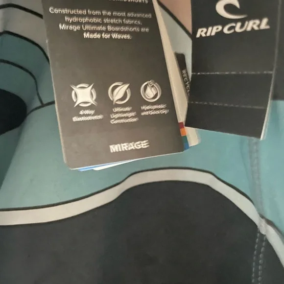 Rip Curl Mirage Surf Revival Lines Board/ Swimming Shorts - Picture 11 of 12